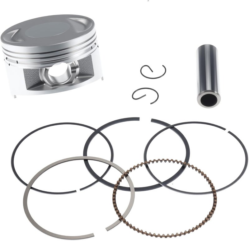 New Olym 61mm/2.40" GY6 170CC 172CC Piston Rings Kit Assembly for 172cc Chinese Scooter Moped ATV Go Kart 4-Stroke GY6 Engine - Image 1